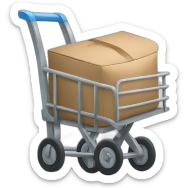 luggage cart sticker