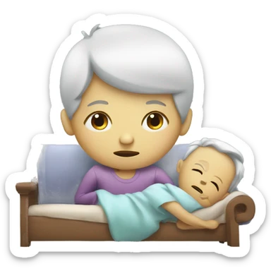 To children home sick sticker