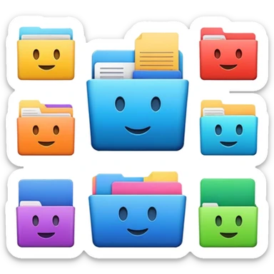 mac os mixed documents skeuomorphic sticker