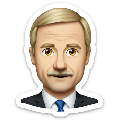 Estonian Prime Minister Kai Kallas sticker