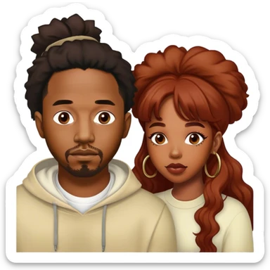 Kendrick Lamar and sza sticker