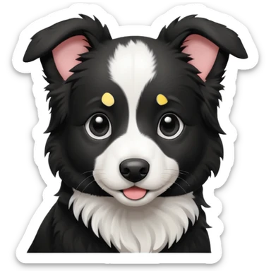 Boarder collie puppy  sticker
