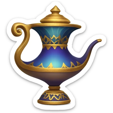 aladdin lamp sticker