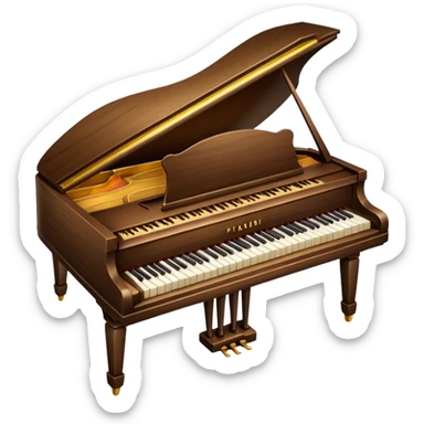 
piano sticker