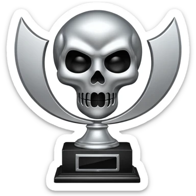 trofeu ghostface sticker