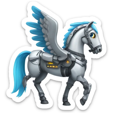 Robo Pegasus sticker