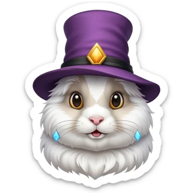 Rabbit with magician’s hat
 sticker