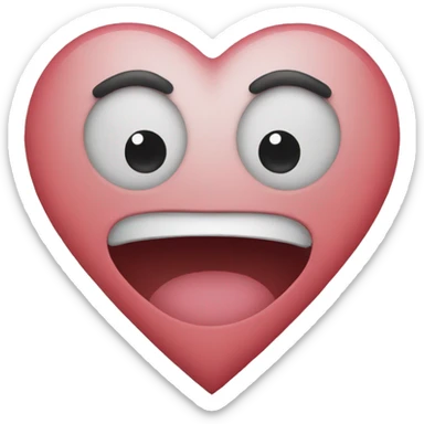 Heart sticker