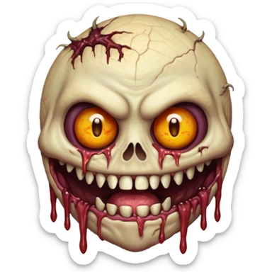 maak een emojie van de vecna  van stranger things  sticker