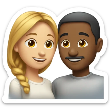 Hehe, in love  sticker