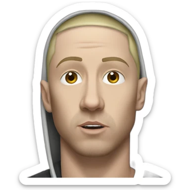 Eminem weird beird sticker