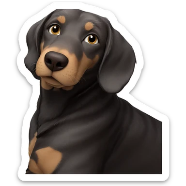 cat and dog on couch sticker