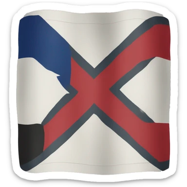 caucassian flag sticker