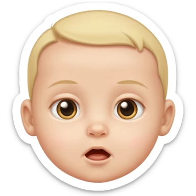 Baby wide awake sticker