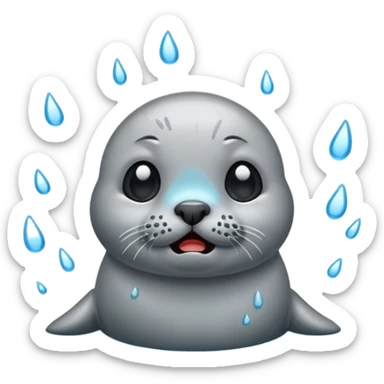 Seal cry sticker