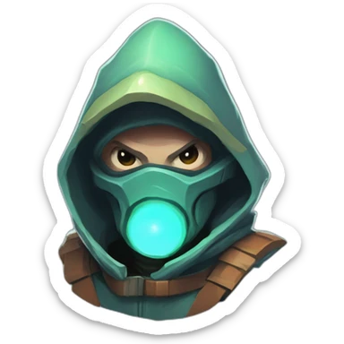 alien Rogue futuristic roguelike rpg style inspired by slay the spire sticker