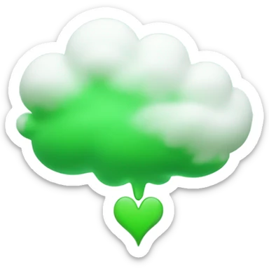 fart smell in the shape of a heart sticker