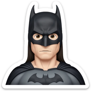 christian bale batman sticker