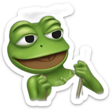 pepe-the-frog-with-argentina-flag sticker