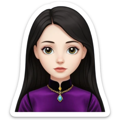 1600's european female sticker