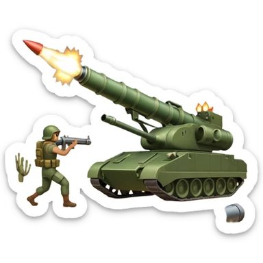 rocket launcher vs tank sticker