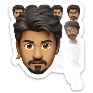 Vijay Thalapathy attitude  sticker