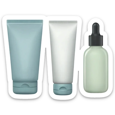 skincare products sticker
