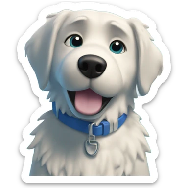 Bluey in the pool sticker