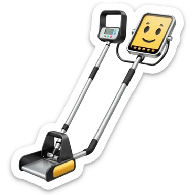 security mall metal detector  sticker