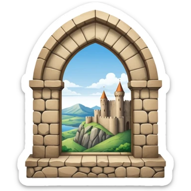 castle window sticker