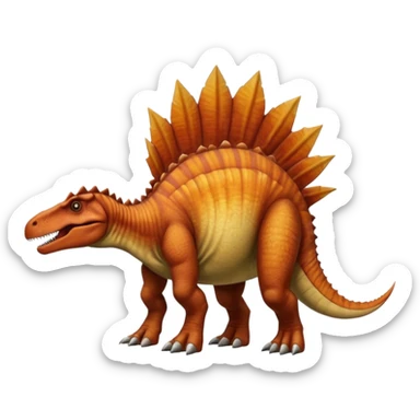 A spinosaurus that actually looks like a freaking spinosaurus  sticker