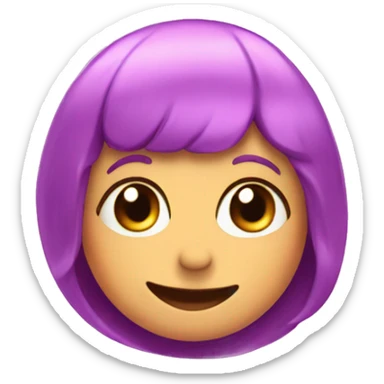 blushing emoji with butterflies around it sticker