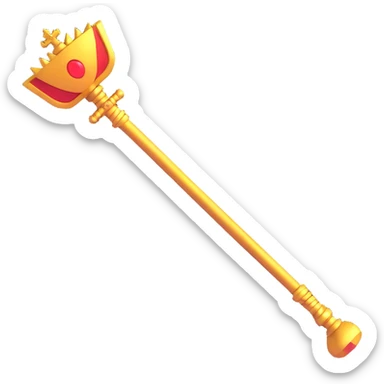 crossed Heka scepter and Nekhakha flail sticker