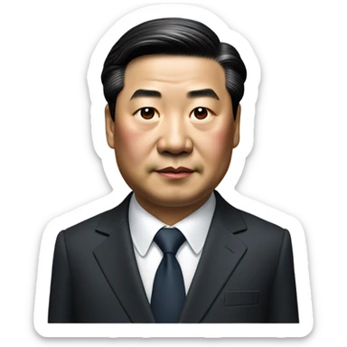 ruler of China Xi Jin Ping sticker