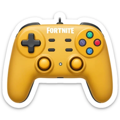 Créer 1 emoji qui joue a fortnite manette sticker