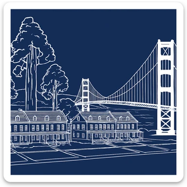 Create a header size 1200 x 800 that uses this image, but make it a white sketch, with a blue background, like the 2nd image sticker