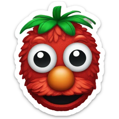 Cute Elmo head sticker