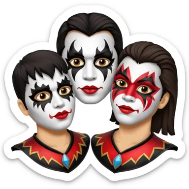 KISS BAND sticker