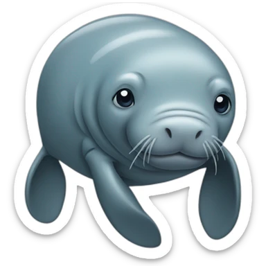 Manatee sticker