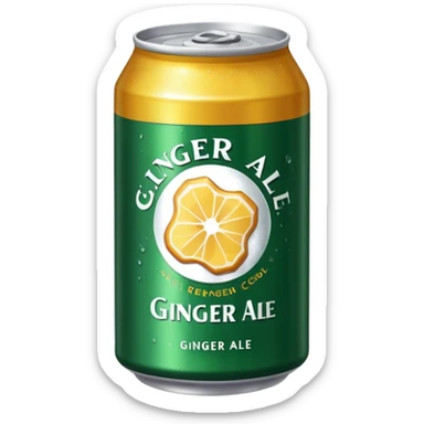 ginger ale can sticker