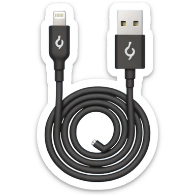 charge cable sticker