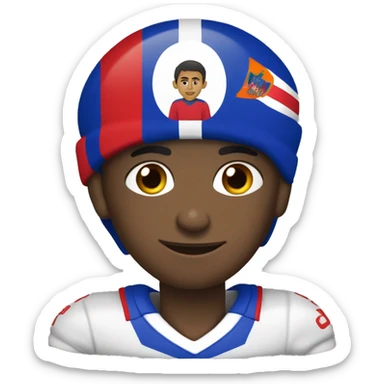 Ranos football player with armenian flag sticker