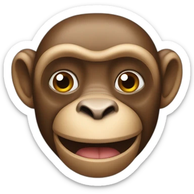 a prime minister monkey sticker