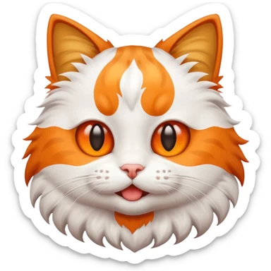 Gato alegre malcriado sticker