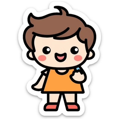 child figure sticker