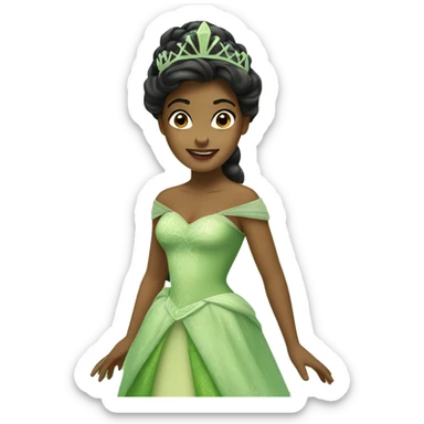 tiana princess sticker