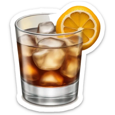 one old Fashioned coktail sticker