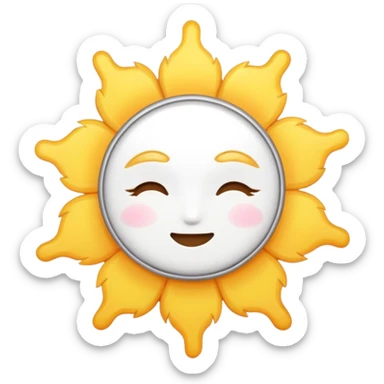 sun pact whit powder but not charcter together sticker