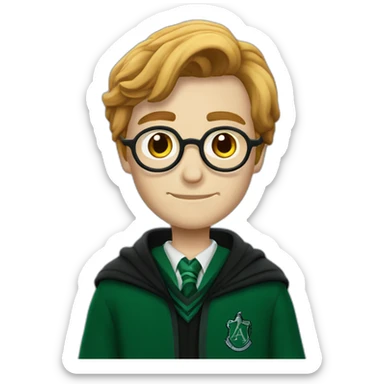 harry potter in  Slytherin sticker