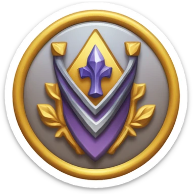  émoji d'une medaille de rank d'une guild  'Adamantite'  sticker